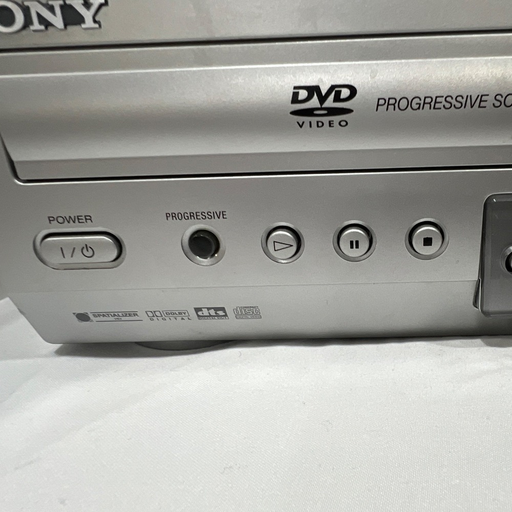 Sony SLV-D300P DVD Player VCR Player Combo Silver (No Remote) Tested Works - Picture 8 of 14